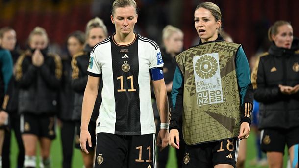 Alexandra Popp ha hecho el gol de Alemania, que queda fuera. Foto: EFE.