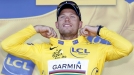 Hushovd se viste de amarillo tras ganar el Garmin la etapa. Foto: EFE title=