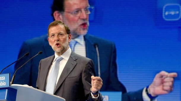 Mariano Rajoy, durante la última convención nacional del PP, en Málaga. EFE