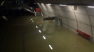 Metro de Santurtzi inundado. Foto: Metro Bilbao title=
