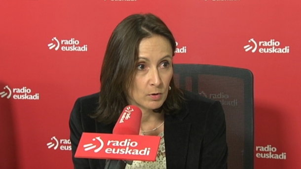 La secretaria general de Confebask Nuria López de Gereñu.