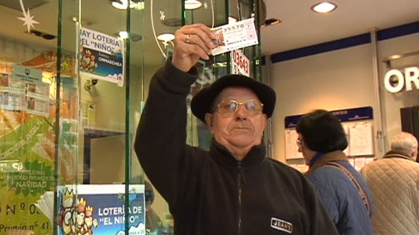 Euskadin, 60,95 milioi euro jokatuko dira Loterian, 27,9 euro biztanleko. Argazkia: Eitb