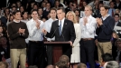 Romney vence en New Hampshire y avanza en la carrera republicana