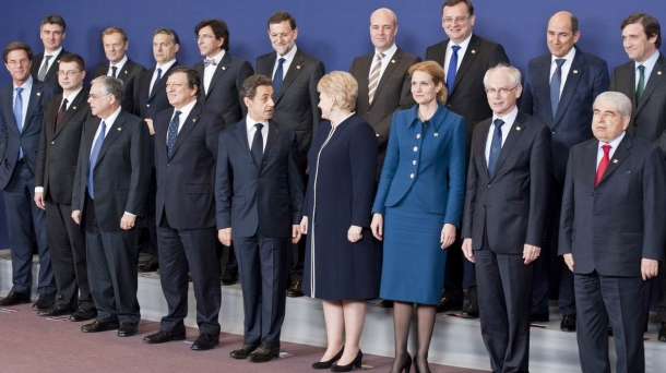 The bloc's 27 heads of state and government in a past meeting. Photo: EFE
