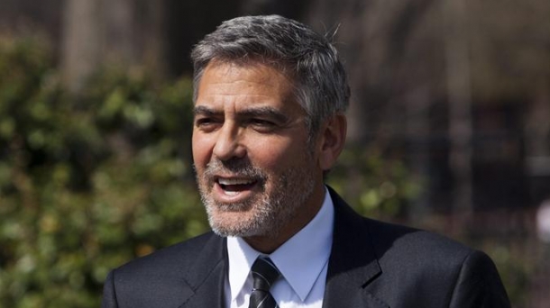 George Clooney, en su visita a la Casa Blanca. Foto: EFE