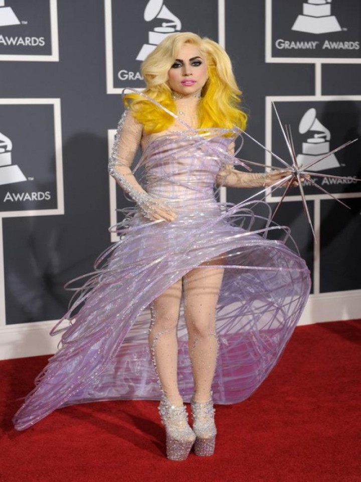 Lady Gaga, 2012ko Grammy sarietan. Argazkia: EFE