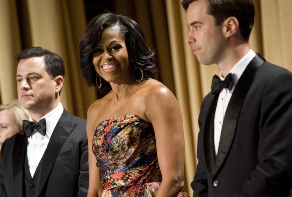 Michelle Obama, en los Premios a los Corresponsales de la Casa Blanca. Foto: EFE