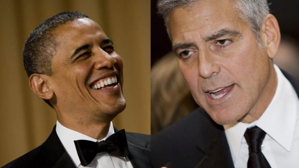 George Clooney y Barack Obama. Foto: EFE