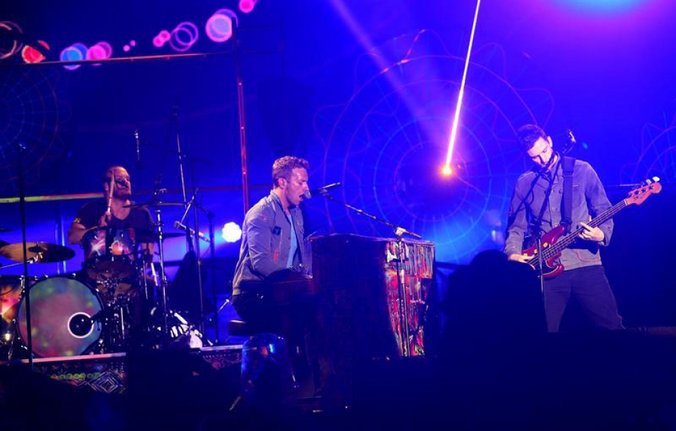 Coldplay taldearen kontzertua Madrilen. Argazkia: EFE