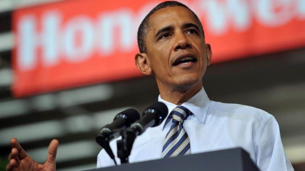 Barack Obama dando un discurso [Foto: EFE]