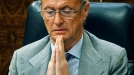 Pedro Morenes Defentsa ministroa, Rajoy entzuten.  (Argazkia: EFE) title=