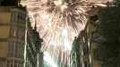 Fuegos artificiales, en las fiestas de Donostia. Foto: EFE title=