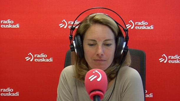 Arantza Quiroga, hoy en Radio Euskadi. EITB