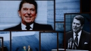 En la convención recordaron a Ronald Reagan. Foto: EFE title=