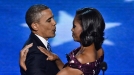 Barack y Michelle Obama, las estrellas de la noche. Foto: EFE title=