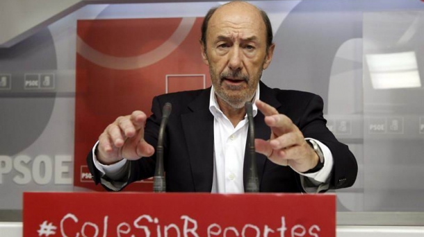 El secretario general del PSOE, Alfredo Pérez Rubalcaba. EFE