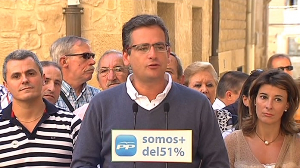 Antonio Basagoiti, presidente del PP vasco y candidato a lehendakari