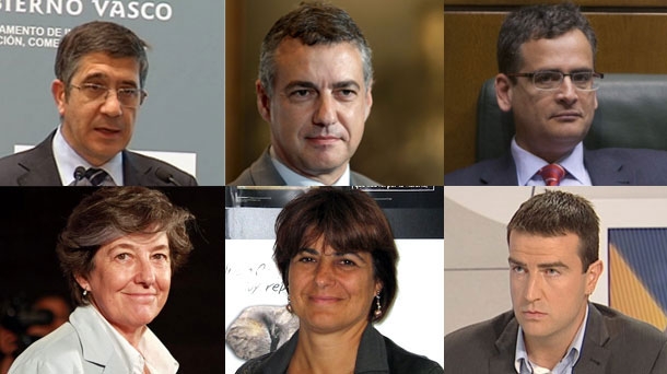 Los candidatos a lehendakari para las elecciones vascas convocadas para el próximo 21 de octubre.