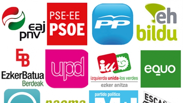 Veinte partidos se presentarán a las elecciones vascas. Foto: EITB
