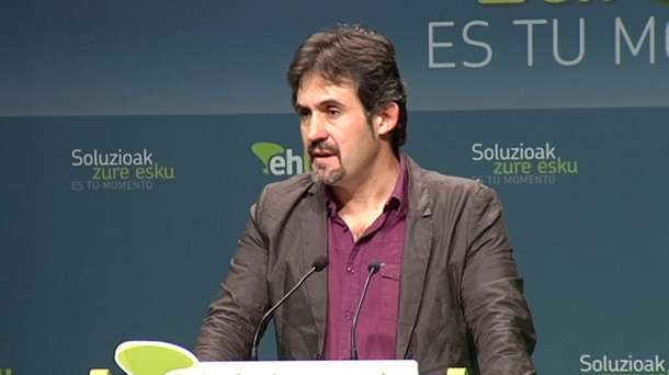 El secretario general de EA y parlamentario vasco electo por EH Bildu, Pello Urizar.