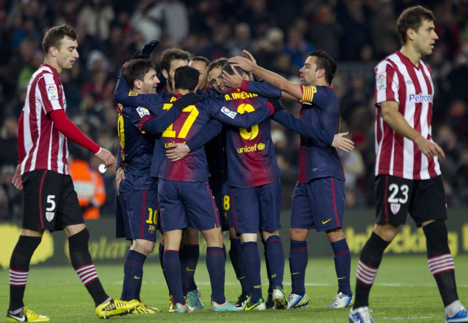 Barcelona-Athletic (5-1). Foto: EFE