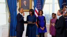 Barack Obama jura su cargo como presidente de Estados Unidos