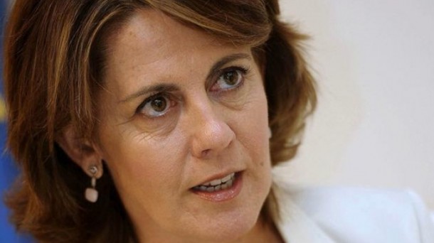 La presidenta del Gobierno de Navarra, Yolanda Barcina, también recibió dietas de la CAN. EFE