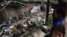 Una casa destruida en China. EFE title=
