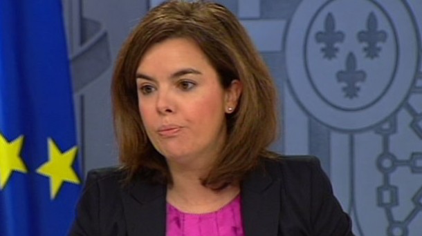 Spokeswoman for the Spanish Government Soraya Saenz de Santamaria. Photo. EITB
