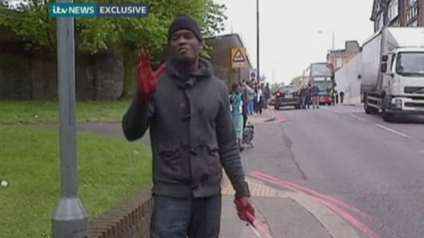 A clip filmed just minutes after the killing showed a man with hands covered in blood. Photo: EITB