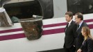 Rajoy visita el lugar del sinietsro. Foto: EFE title=
