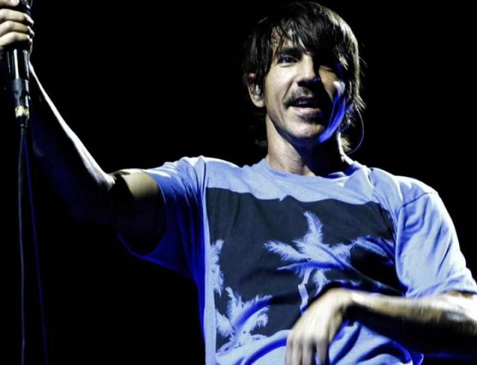 Anthony Kiedis, Red Hot Chili Peppers taldeko abeslaria, Paraguayn. Argazkia: EFE