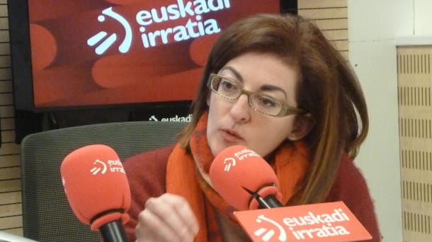 Maite Pagazaurtundua, Euskadi Irratian. Argazkia: EITB
