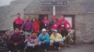 Bertsolariak eta Bertsozale Elkarteko lagunak- Col du Tourmalet – Pirinioak, 1993 title=