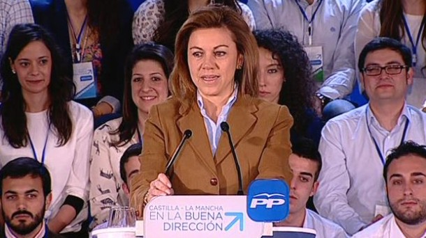 La secretaria general del PP, María Dolores de Cospedal. Foto: EiTB