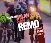 Milan-San Remo, igande arratsaldean, ETB1en eta eitb.com-en