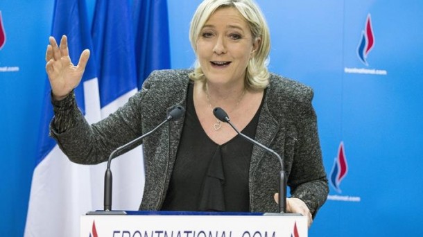 Marine Le Pen Fronte Nazionaleko burua. Artxiboko irudia: EFE