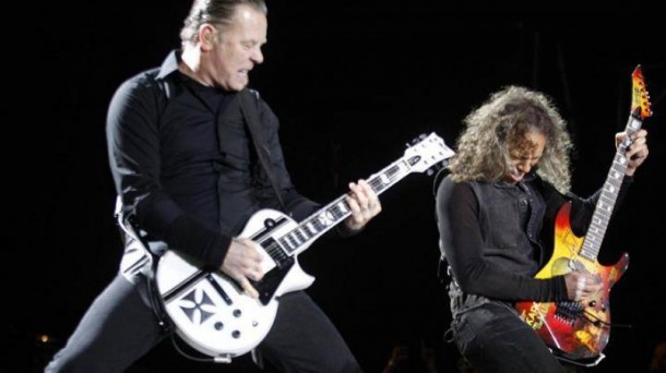 Metallica actuará este domingo en San Mamés. Foto: EFE. 