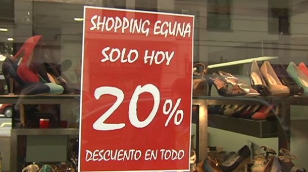 Shopping Eguna en Bilbao. Foto de archivo: EiTB
