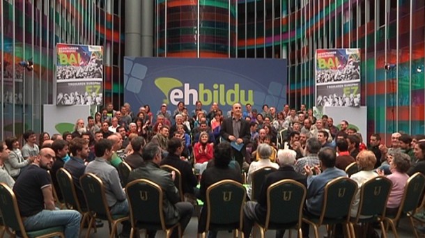 EH Bildu ha presentado el programa electoral de cara a las elecciones europeas. Foto: EiTB