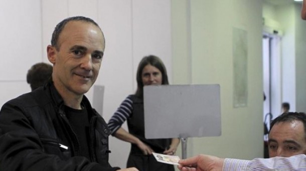 Josu Juaristi candidato de la coalición ''Los Pueblos Deciden''. Foto: EFE