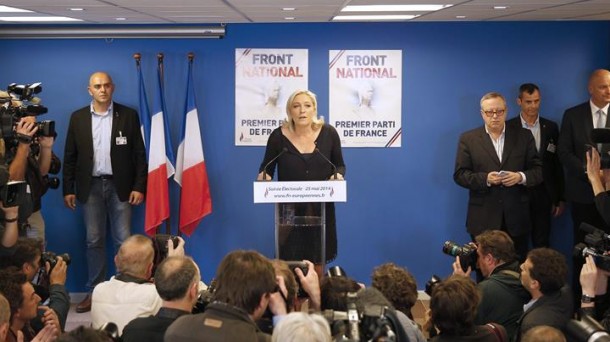 Marine Le Pen, líder del Frente Nacional francés. Efe.
