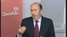 Pérez Rubalcaba anuncia que abandona la secretaria general del PSOE