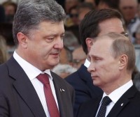 Petro Poroxenko Ukrainako presidente berria da dagoeneko
