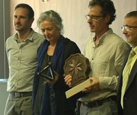 Nestor Basterretxea, galardonado con el premio Manuel Irujo