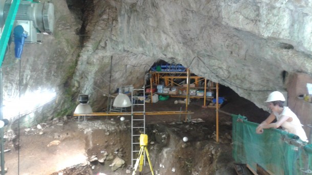 Yacimiento de El Portalón de la Cueva Mayor de Atapuerca. 