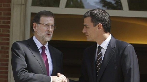 Mariano Rajoy eta Pedro Sanchez. Artxiboko irudia: EFE