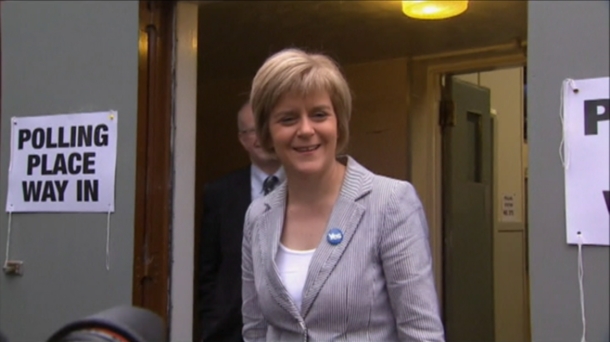 La próxima ministra principal de Escocia, Nicola Sturgeon. EiTB