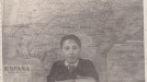 Luis Iriondo el el colegio salesiano Floreaga. Azkoitia, 1941 title=