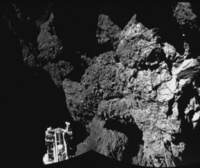 El módulo Philae envía las primeras fotografías del cometa 